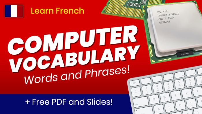 french computer vocabulary